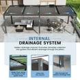 thumbnail image 3 of Mondawe 13x25 ft Aluminum Outdoor Pergola Gazebo with Adjustable Louvered Roof and Solar-Powered LED Lights – Modern Weather-Resistant Patio Shade Structure, 3 of 8
