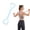 Blue, variant on Figure 8 Resistance Bands with Handles, 2026 New Silicone Exercise Bands for Women Men, 20 lb Tension Rope for Working Out, Arm, Back, Shoulder