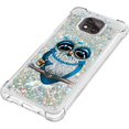 thumbnail image 5 of Slim Phone Case for Motorola Moto G Power 2021,Crystal Bling Quicksand Effect TPU Bumper Case with Four Corners Drop Protection Cover for Moto G Power 2021,YBDT Owl, 5 of 12