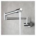 thumbnail image 1 of Kitchen Tap Brass Stretchable Folding Kitchen Faucet Single Handle Single Hole Tap Brushed Cold Water Faucets ,High Water Flow Rate, 1 of 7