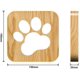 thumbnail image 3 of Creative Dog Paw 3D Christmas Wood Carving LED Night Light Warmwhite Color Lights USB Power Home Decor Lámpara de escritorio Lámpara de mesa para niños Baby Gift, 3 of 5