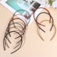 thumbnail image 4 of 9 aros para el pelo con dientes, diadema antideslizante, accesorios para el pelo a juego (color aleatorio), 4 of 7
