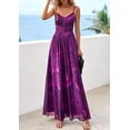 thumbnail image 3 of PRETTYGARDEN Women's Floral Maxi Dress Summer Outfits Spaghetti Strap Flowy Long Sundress Beach Vacation Boho Dresses, 3 of 10
