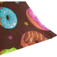thumbnail image 7 of Doughnuts and Stars Velvet Oblong Lumbar Plush Throw Pillow Cover/Shams Cushion Case 20x36in Decorative Invisible Zipper Design for Couch Sofa Pillowcase Only, 7 of 7