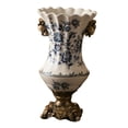 thumbnail image 2 of Lipstore Ceramic Flower Vase Desktop Ornament Flower Painting Decorative Table Vase Table C, 2 of 8