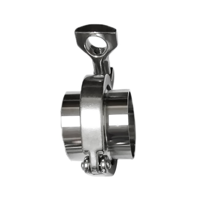 Eigraketly SS304 2 virola de soldadura de tubería sanitaria + 1 abrazadera triple + 1 juego de juntas de PTFE NUEVO Herramientas y ferretería 51 mm
