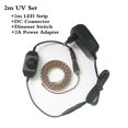 thumbnail image 1 of Tira de luces Led ultravioleta de 12V, luz negra, cinta LED, lámpara Flexible púrpura, interruptor de atenuación y adaptador de corriente de 12V Adepaton 2025913-6, 1 of 1