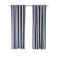 thumbnail image 2 of Corsica Stripe Indoor/Outdoor Curtain Panel 50" x 84" in Navy, 2 of 4