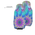 thumbnail image 4 of Easy to Install Car Universal Seat Cover, Abstract Psychedelic Vortex Four Seasons Universal Front Seat Cover, 2-Piece, 4 of 8