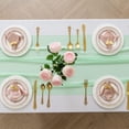 thumbnail image 3 of 6 Pieces Mint Chiffon Table Runner 12x118 Inches for Wedding Reception Rustic Birthday Party Decorations, 3 of 7