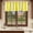 Yellow, variant on Red Striped Valances for Windows, Decorative Rod Pocket Window Valance Curtains, Christmas Farmhouse Red White Stripes Short Curtain Drapes for Kitchen/Bathroom/Living Room, 2 Panels, 42" W x 12" L