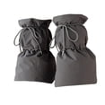thumbnail image 5 of Sharprepublic Winter Padded Puffer Leg Warmers for Women Practical Lightweight Boot Covers Gray, 5 of 8