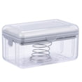 thumbnail image 1 of Soporte de espuma Baño portátil Caja de contenedor de escenario de lavandería con tapa de ropa de hogar Accesorios de limpieza para senderismo gris Advancent HA059753-02, 1 of 7