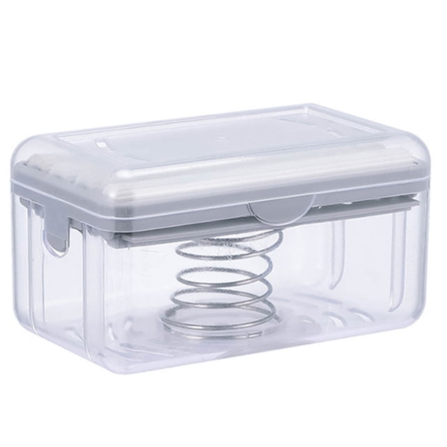 Soporte de espuma Baño portátil Caja de contenedor de escenario de lavandería con tapa de ropa de hogar Accesorios de limpieza para senderismo gris Advancent HA059753-02