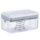 thumbnail image 1 of Soporte de espuma Baño portátil Caja de contenedor de escenario de lavandería con tapa de ropa de hogar Accesorios de limpieza para senderismo gris Inevent HA059753-02, 1 of 7