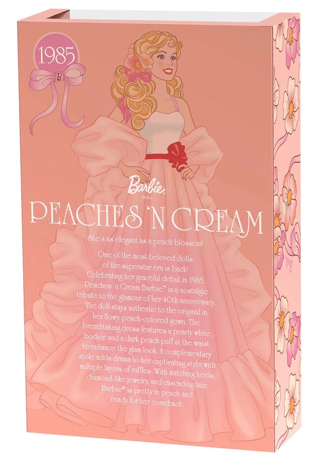 Peaches 'n Cream Barbie Doll, Blonde Hair