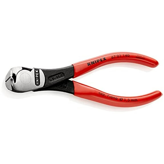 knipex 67 01 140 5,51" high leverage end cutting nippers