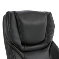 thumbnail image 6 of Serta Conway Big and Tall Executive Office Chair with Wood Accents Black, 6 of 9
