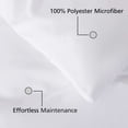thumbnail image 4 of Mainstays King Duvet Cover Set, All-Season, 3-Piece, White, 4 of 11