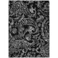 thumbnail image 2 of Addison Rugs Chantille Indoor/Outdoor Transitional Paisley Black Washable Rectangle Rug, 3' x 5', 2 of 6