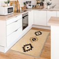 thumbnail image 2 of HAHDAXIA Boho Bathroom Rugs Cream Beige Bath Mat Non Slip Western Geometric Bath Rug Luxury Soft Absorbent Carpet for Bathroom Shower Kitchen Entryway Farmhouse Neutral Decor 24x36, 2 of 7