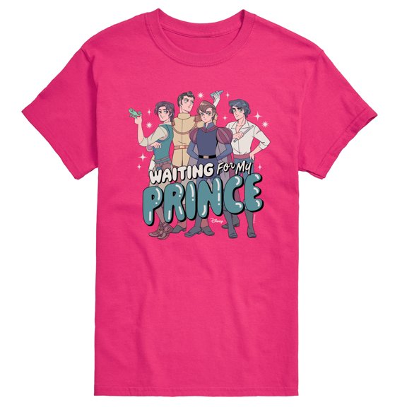 Disney - Waiting For My Prince - Men's Short Sleeve Graphic T-Shirt