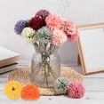 thumbnail image 5 of Uxcell 12-Pack Artificial Flower Heads, Fake Chrysanthemum Silk Flowers for DIY Home/Wedding/Centerpieces [Gold], 5 of 7
