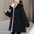 thumbnail image 3 of Women Long Puffer Jacket Winter Coat Thick Warm Quilted Parka High Neck Zip Up Outerwear Oversized Fashion Overcoat, 3 of 6