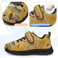 thumbnail image 4 of Uourmeti Kids Sneakers Yellow Bus Shoes for Boys Size 1.5 Breathable Mesh Athletic Sport Sneakers for Boys Lightweight Tennis Running Walking Shoes with Hook and Loop, 4 of 7