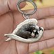 thumbnail image 4 of Llavero encantador de Ángel durmiente para perro, llavero de animal para niña y mujer, llave de coche, regalo para niño, barco de gota de agua., 4 of 4