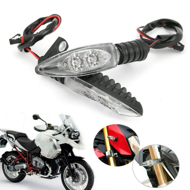 Paire Gauche Indicateur de Signal de Virage avant Lumière LED 12V Remplacement pour S1000RR R1200GS F800GS
