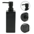 thumbnail image 5 of Unique Bargains 1 Pc Classic Square Soap Pump Dispenser for Laundry Rooms Hotels 350ml Black, 5 of 6