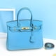 thumbnail image 1 of Nuevo bolso Kelly Birkin con guijarros de gran capacidad, cuero genuino, primera capa de piel de vaca, bolso de hombro moderno y versátil, 1 of 5