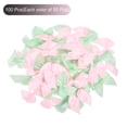 thumbnail image 3 of Uxcell 100Pcs Mini Ribbon Bows 1" Mini Fabric Satin Ribbon Flower Bows Pink & Green, 3 of 5