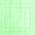 thumbnail image 1 of Ahgly Company Indoor Square Solid Emerald Green Modern Area Rugs, 8' Square, 1 of 4