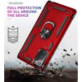 thumbnail image 6 of Note 20 Case,Samsung Note 20 Case, Military Grade Protective Galaxy Note 20 Cases Cover with Ring Car Mount Kickstand for Samsung Galaxy Note 20/Note 20 5G - Red, 6 of 12