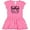 Raspberry with Polka Dots, variant on Inktastic My Gigi Loves Me Girls Girls Baby Dress
