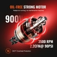 thumbnail image 3 of Compresor de aire VEVOR 2.1 galones 900W 2.2 CFM@ 90PSI 70 dB Ultra silencioso sin aceite, 3 of 9