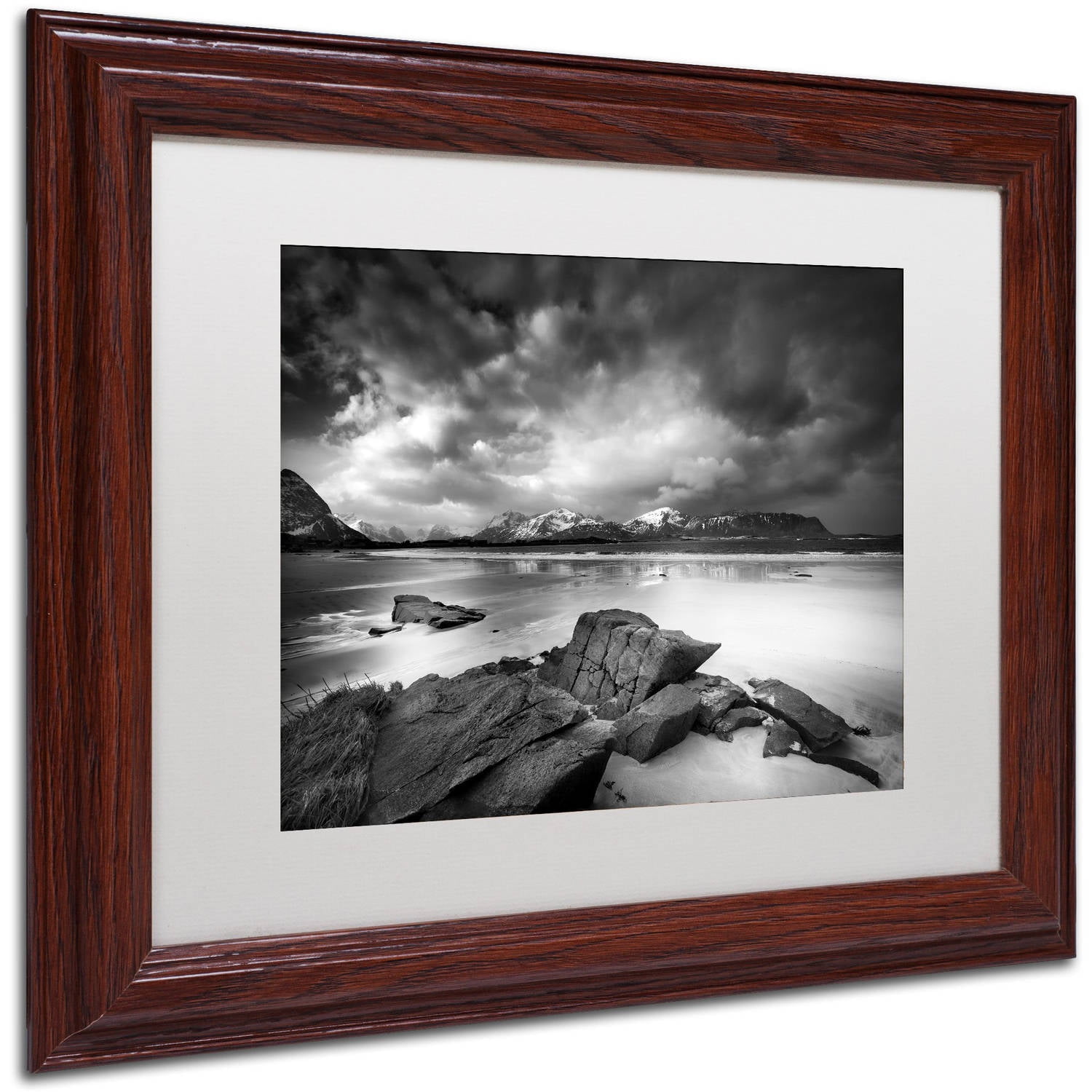Trademark Fine Art "Getting There" Canvas Art by Philippe Sainte-Laudy, White Matte, Wood Frame