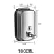 thumbnail image 2 of Wall Mount Manual Pump Soap Dispenser 17 Fl.oz. Stainless Steel Lh-1, 2 of 5