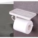 thumbnail image 3 of Soporte para papel de cocina blanco, soporte para rollo de papel para teléfono móvil antiguo de aluminio, estante de almacenamiento para caja de pañuelos de estilo europeo, 3 of 5