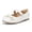 White Flower, variant on Rexoro Girls' Mary Jane Flats Kid Party Dress Shoes Princess Girl Shoes with Bow & Decor for Wedding Birthday Gold Glitter 11 Little Kid