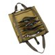 thumbnail image 1 of Bolsa enrollable para llaves de herramientas, bolsa organizadora de herramientas con correa ajustable, bolsa organizadora de herramientas, súper almacenamiento con 23 bolsillos, 1 of 5