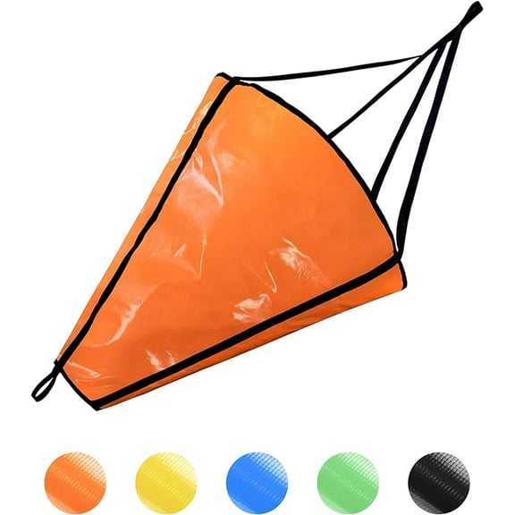 BLUEWING 32" Drift Sock Sea Anchor 32in Parachute Drift Anchor Drift Sock Sea Anchor Drogue for Marine Boat