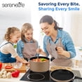 thumbnail image 7 of SereneLife 11 Piece Pots and Pans Non Stick Kitchenware Cookware Set, Gold, 7 of 7