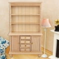 thumbnail image 2 of Mgaxyff 1:12 Doll House Accessories Wooden Three Layers Cabinet Simulation Furniture , Dollhouse Cabinet, Dollhouse Bookcase, 2 of 7