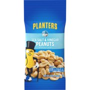 Planters Sea Salt and Vinegar Peanuts, 2.25 oz Bag