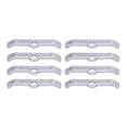 thumbnail image 1 of funtasica 8Pcs 3" Chrome Valve Cover Spreader Bars for 1/4-20 Thread Bolts Engine Aluminum, 1 of 7