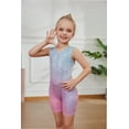 thumbnail image 3 of 2-8 Years Gymnastics Leotards for Girls Sparkly GradientBiketards Unitards Athletic Tumbling Outfit, 3 of 6