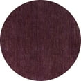 thumbnail image 1 of Ahgly Company Indoor Round Abstract Light Blue Modern Area Rugs, 4' Round, 1 of 4
